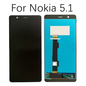 Nokia 5.1 için LCD ekran dokunmatik ekran Digitizer TA 1024 1027 1044 1053 1008 1030 1109 Nokia 5 5.1 Artı LCD X5 Ekran