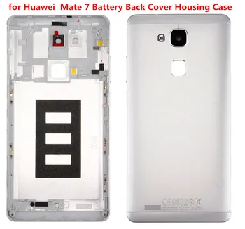 Orijinal Pil Kapı Arka Kapak Konut Case Huawei Mate 7 Için Mate7 Kamera Lens+Güç Ses Düğmeleri Ile Huawei Mate 7 Için 1