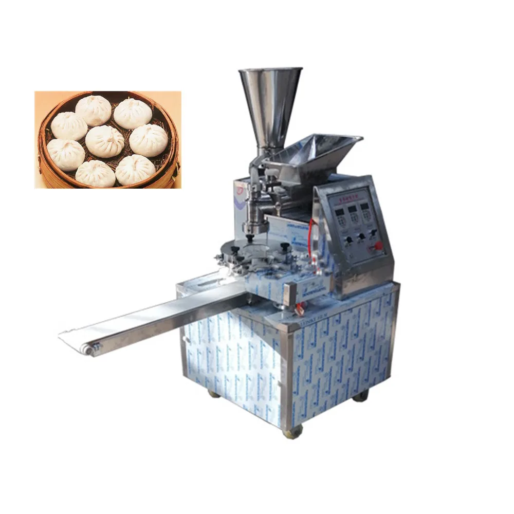Otomatik Et Buğulanmış Topuz Yapma Makinesi Nepal Momo Baozi Topuz Filipinler Domuz Buğulanmış ekmek makinesi Makineleri 1
