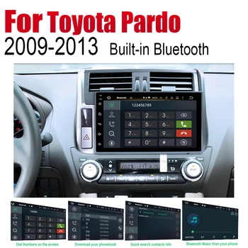 Otomobil radyosu 2 Din Android Araba Oyuncu Toyota Pardo Için LC950 Prado 950 2009 2010 2011 2012 2013 GPS Navigasyon Wıfı Harita Multimedya 2