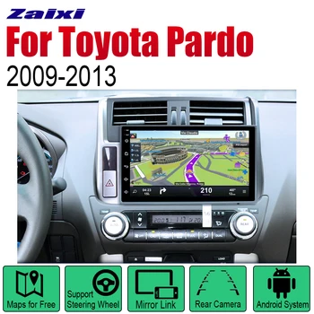 Otomobil radyosu 2 Din Android Araba Oyuncu Toyota Pardo Için LC950 Prado 950 2009 2010 2011 2012 2013 GPS Navigasyon Wıfı Harita Multimedya 3