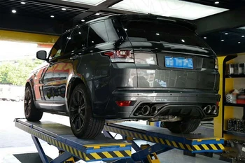 PP Vücut Kitleri Ön Tampon Izgaralar Arka Tampon Egzoz İpuçları İle Land Rover Range Rover Evoque Spor SVR Araba Styling için