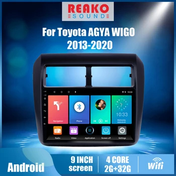 REAKOSOUND Toyota AGYA WİGO 2013-2020 ıçin 2 Din Android Araba Radyo Stereo Araba Multimedya Oynatıcı GPS Navigasyon Autoradio