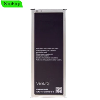 Samsung Galaxy NOT 4 Için 10 ADET/GRUP N910C N910A N910H N910G N910F N910FD NOTE4 EB-BN910BBE 3220 mAh Batterie Bateria