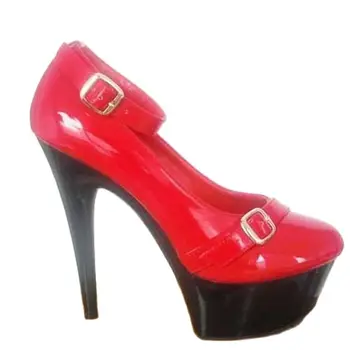 Seksi Ayak Bileği Kayışı Platformu Kadın 15 cm Süper Yüksek Topuk Ayakkabı, Kutup Dans / Modle Ayakkabı, düğün / Parti Ayakkabı + Ücretsiz Kargo