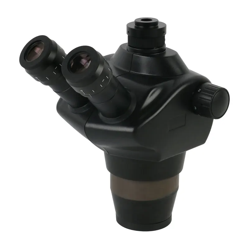 Simul-Odak 4X-100X Trinoküler Zoom Stereo Mikroskop 144 LED Lamba Elektronik, yarı İletken ve çip PCB Lehim Onarım