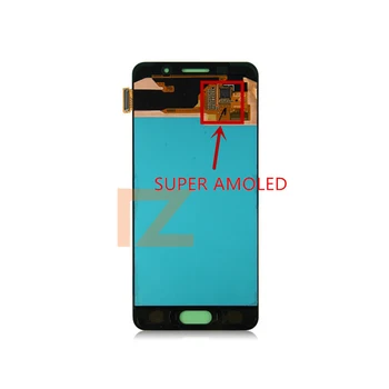 Süper AMOLED Samsung Galaxy A3 2016 lcd a310 SM-A310F lcd ekran dokunmatik ekranlı sayısallaştırıcı grup a310f ekran onarım parçaları