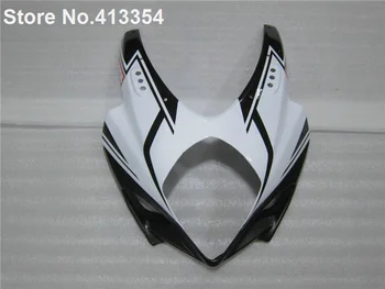 Sıcak satış laminer akış Suzuki GSXR 1000 07 08 ıçin beyaz siyah motosiklet kaporta kiti GSXR1000 2007 2008 RY27