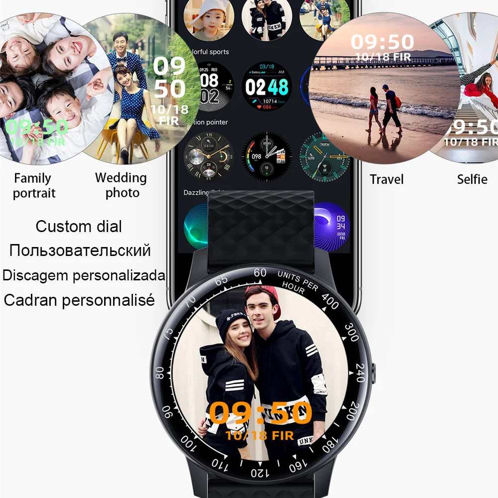 Tam Dokunmatik İzle akıllı saat Erkekler Kan Basıncı IP68 Su Geçirmez Smartwatch 2020 Spor Izci Saatler Kadınlar İçin Android IOS
