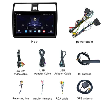 Toopaı Suzuki Swift 2005-2010 Için Araç Multimedya Oynatıcı GPS Navigasyon Kafa Ünitesi Stereo Android 11 8G / 128 GB Video Oynatıcı Medya