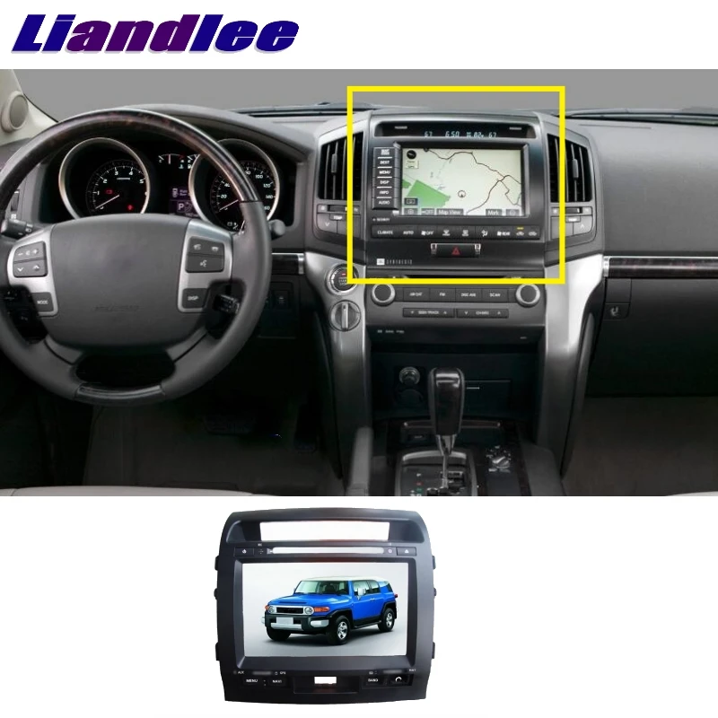 Toyota Land Cruiser için LC200 2004~2020 LiisLee Araba Multimedya TV DVD GPS Ses Stereo Hi-Fi Radyo Orijinal Tarzı Navigasyon NAV 0