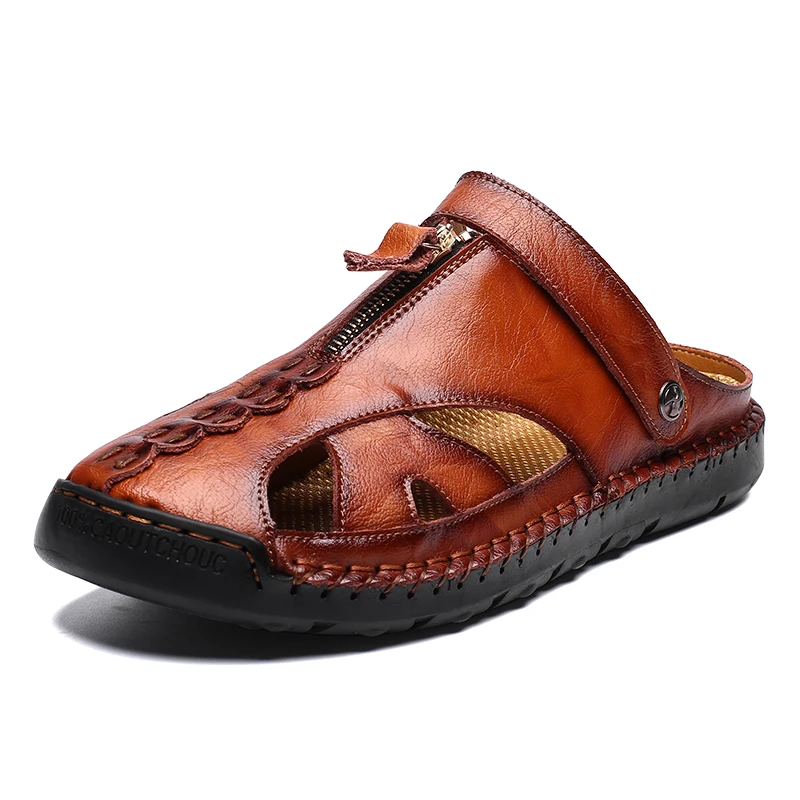Uomo ayakkabı 2020 sandalsslippers ış hombre sandale sandalet sandali deportivas deri sandalias verano güvenlik romanas mens de