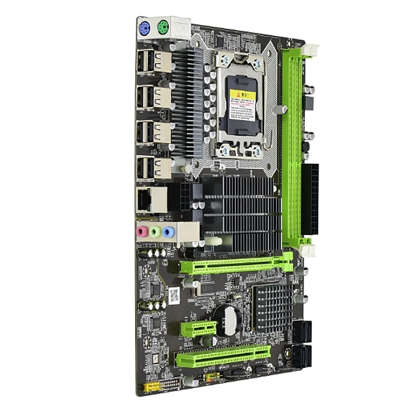 X58 Bilgisayar Anakartı, 1366-Pin DDR3 RECC Bellek Masaüstü Bilgisayar Oyun Seti Anakartı, X5650 İ7CPU Setini Destekler 2