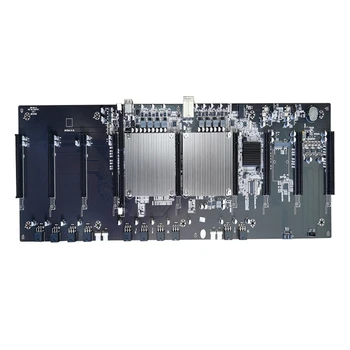 X79 BTC Madencilik Anakart 9 Grafik Yuvası 60mm Pitch Destek RTX 3060 GPU Desteği E5-2603 E5-2609 E5-4607 V2 CPU 1