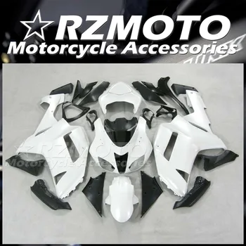 Yeni ABS tüm Motosiklet Laminer Akış Kiti Fit kawasaki Ninja ZX-6R 636 ZX6R 2007 2008 07 08 Kaporta seti Özel beyaz Parlak