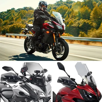 Yeni Motosiklet Aksesuarları el koruması Saptırıcı Uzatma el koruması Cam-2017 YAMAHA Tracer 900 MT-09 TRACER