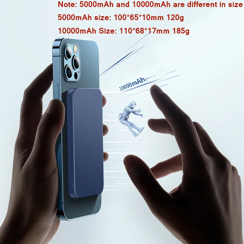 YENİ 10000 mAh Taşınabilir Manyetik Kablosuz Güç Bankası İphone 12 13 Pro Max 15 W Hızlı Şarj Cep Telefonu Harici pil