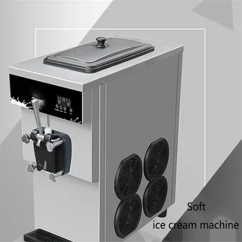 Yoğurt Ticari Bdb7116 Yumuşak Dondurma Makinesi Masa Küçük Dondurma Makinesi Paslanmaz Çelik Dondurma Makinesi