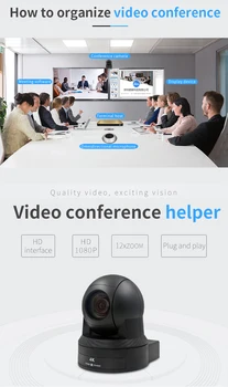 YSX-GT4K Sıcak Satış 4K Konferans kamerası 4k ultra net 12x optik zoom lens, Skype video konferans kamera sistemi
